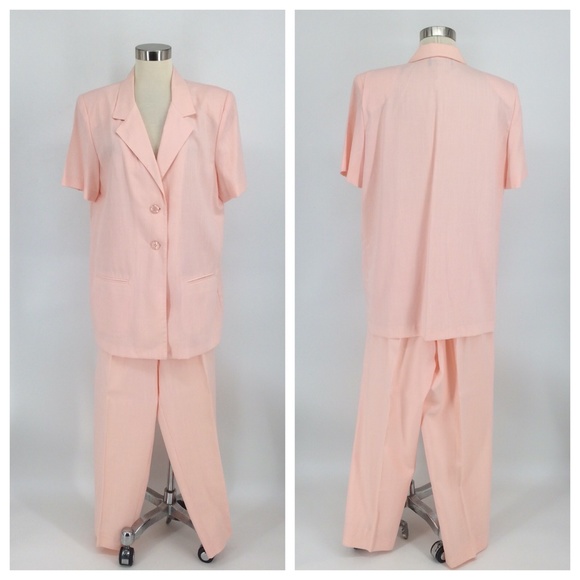 Sag Harbor Pants - 🌴 Vintage Sag Harbor Pant Suit Set 18 Short Sl